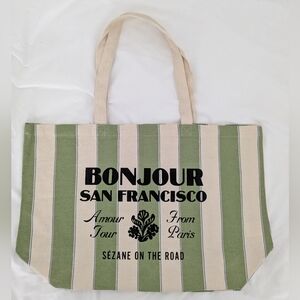 Sezane Tote Bonjour San Francisco NEw
